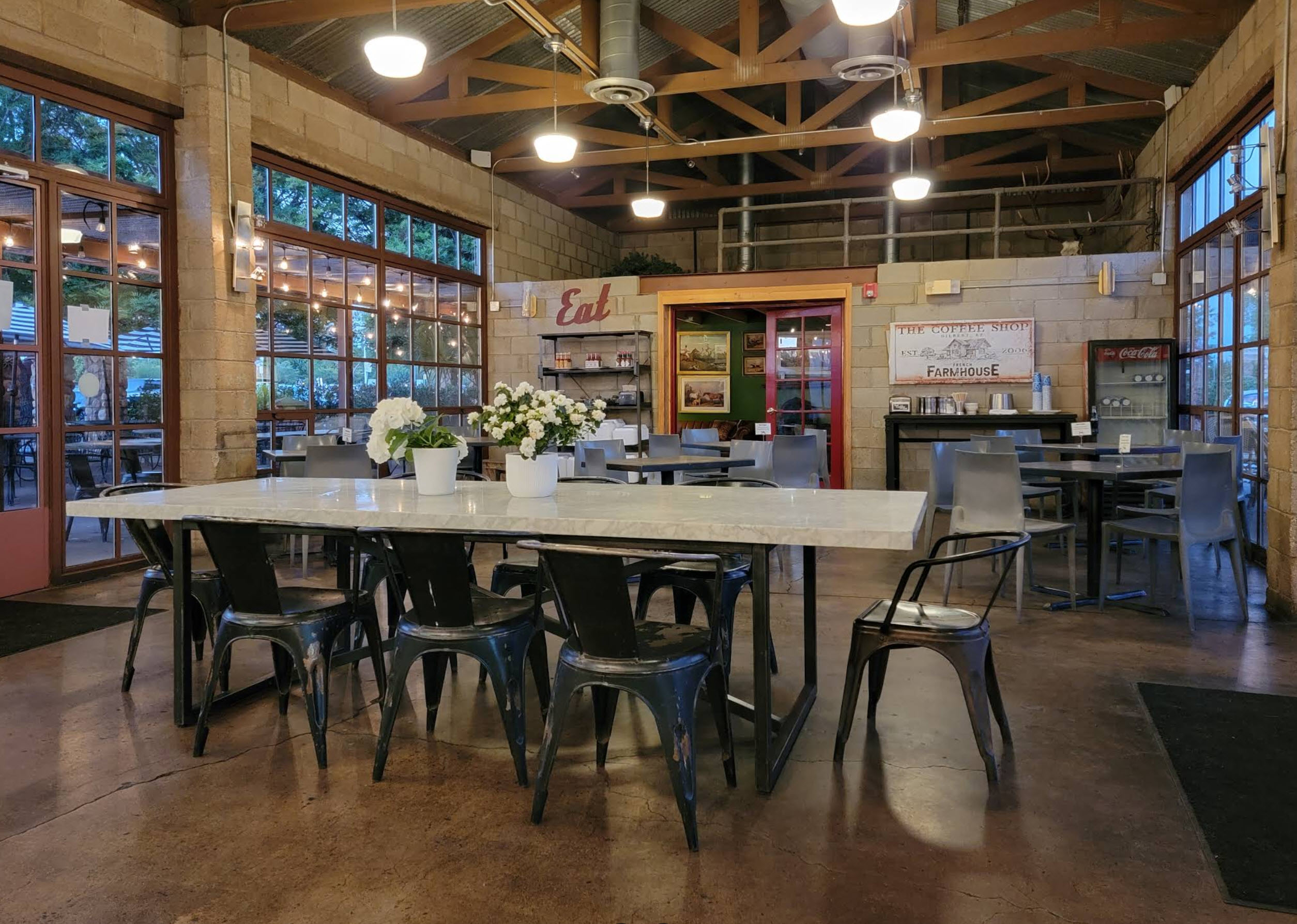 the coffee shop