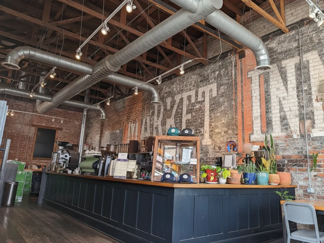 Exo Roast Inside Barista Counter