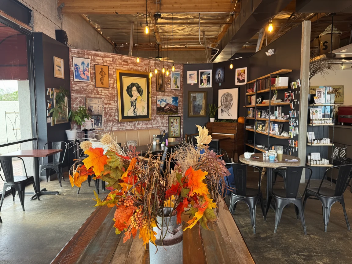 Serafina Coffee Beautiful Inside Seating Area