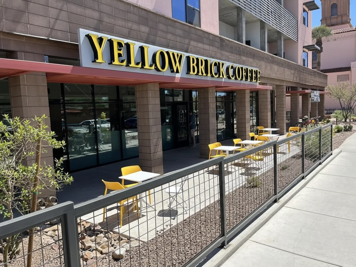 Yellow Brick 800 N Country Club - Outside Seating View