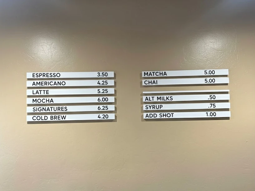 Harleys Coffee - Menu