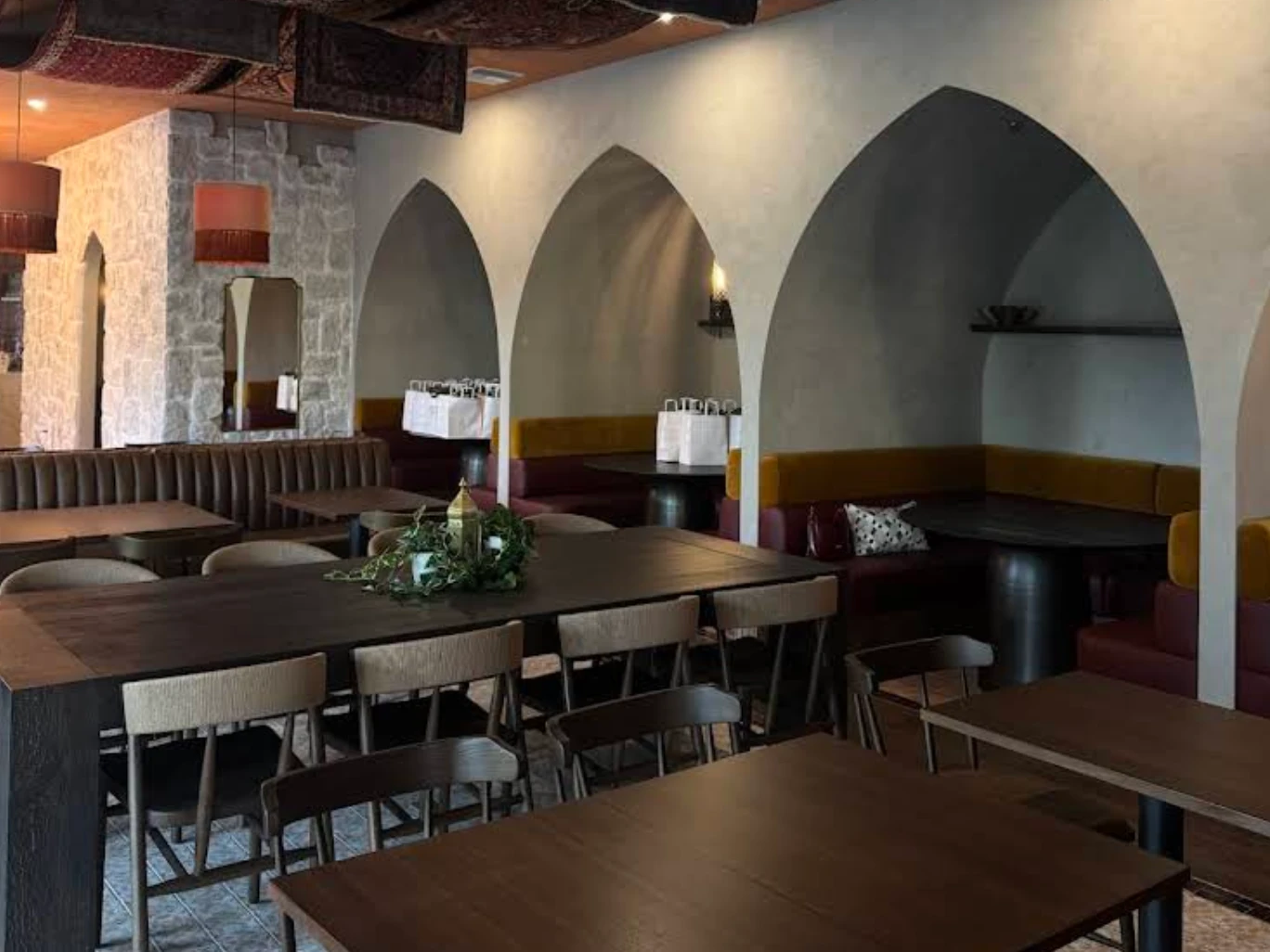 Laymoon Cafe Indoor Seating Tables in Tempe Arizona