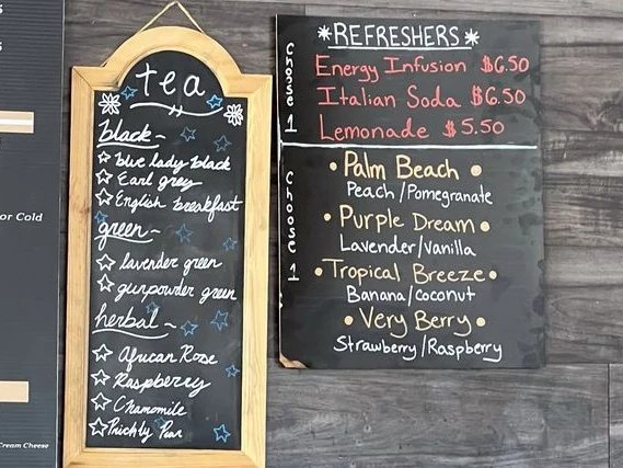 Matador Coffee Roasting Company (US 89) Tean and Refreshers Menu