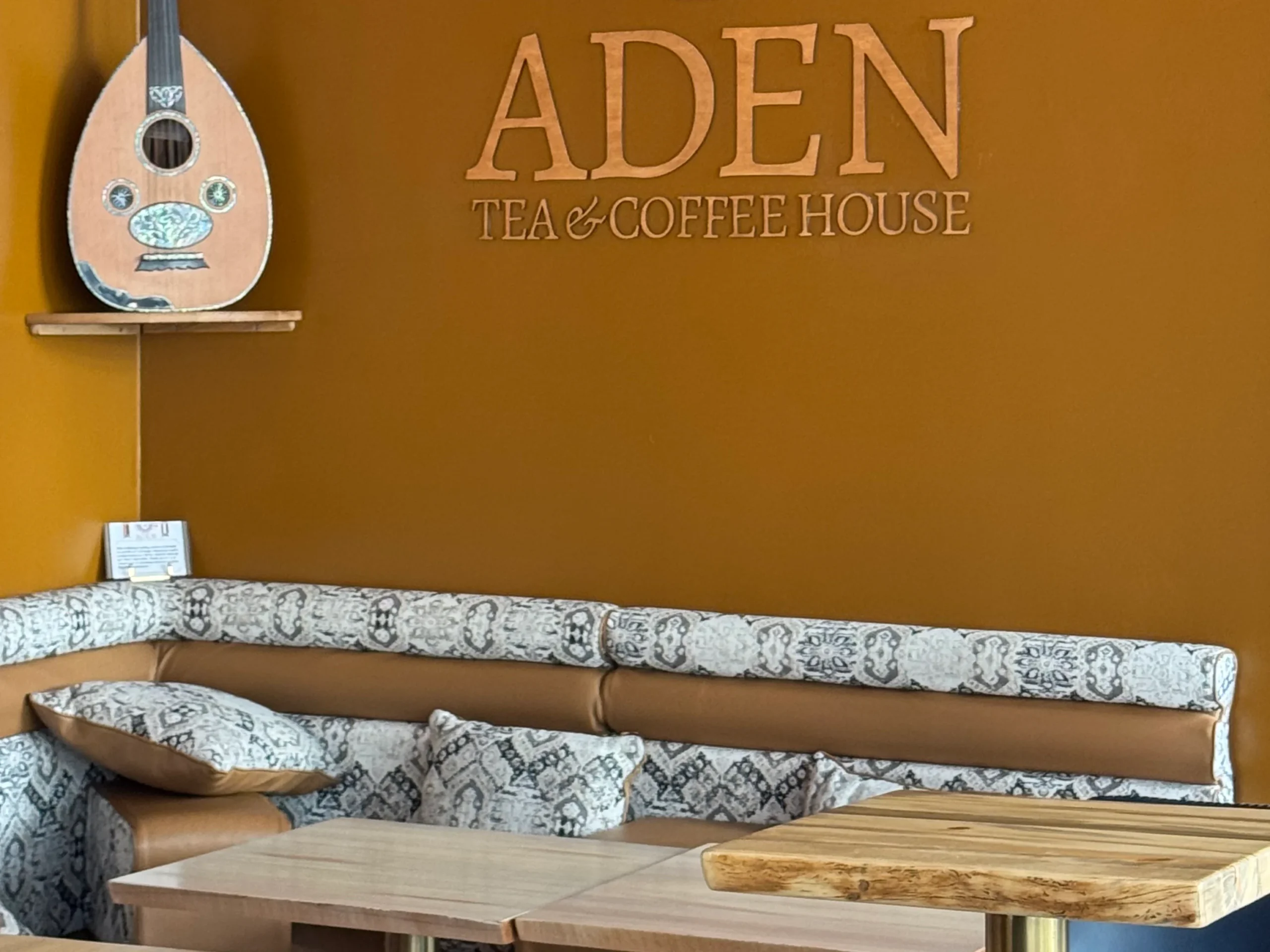 Aden Coffee Seating area