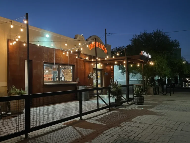 Infusion Coffee in Tempe, AZ Front Evening View