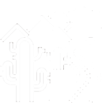 White desert and mountains