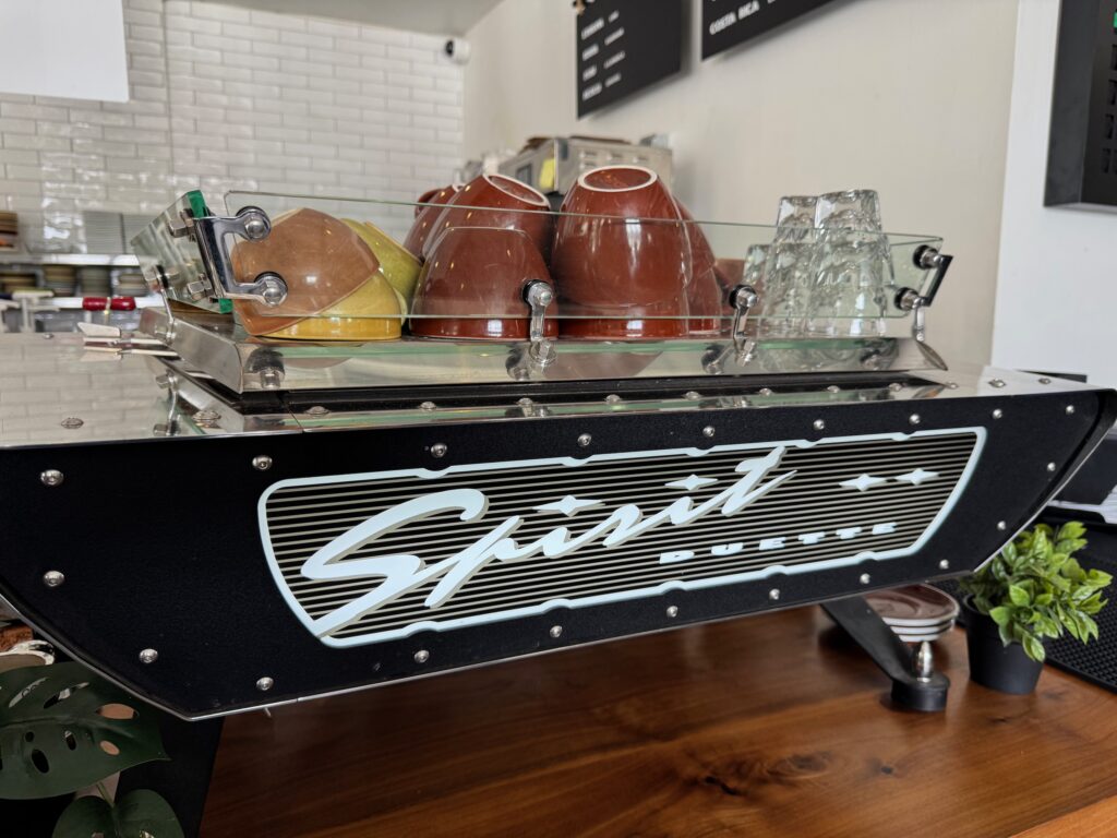 Kees Van Der Westen Spirit espresso machine at Aristocrat Coffee Roasters Chandler, AZ