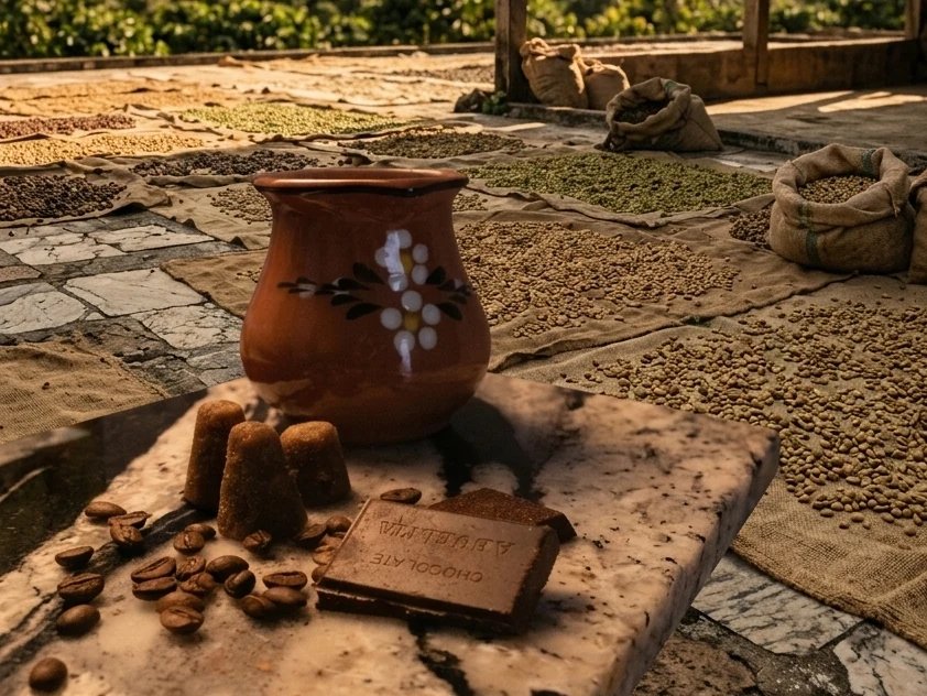 Jarrito with Piloncillo Chocolate in Mexico