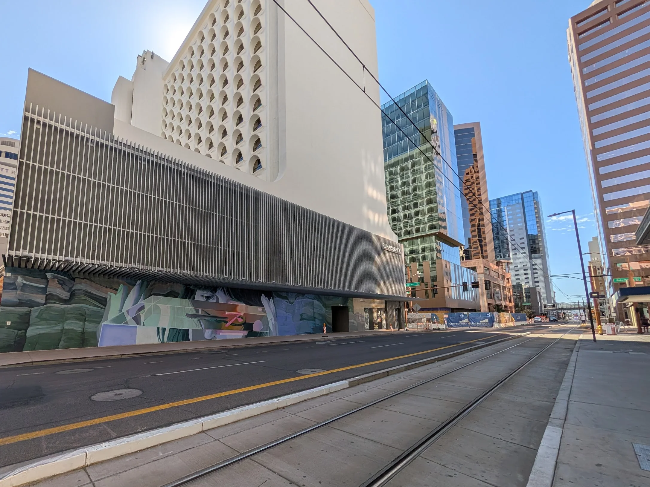 The Future Mural Downtown Phoenix near Maleta Cafe