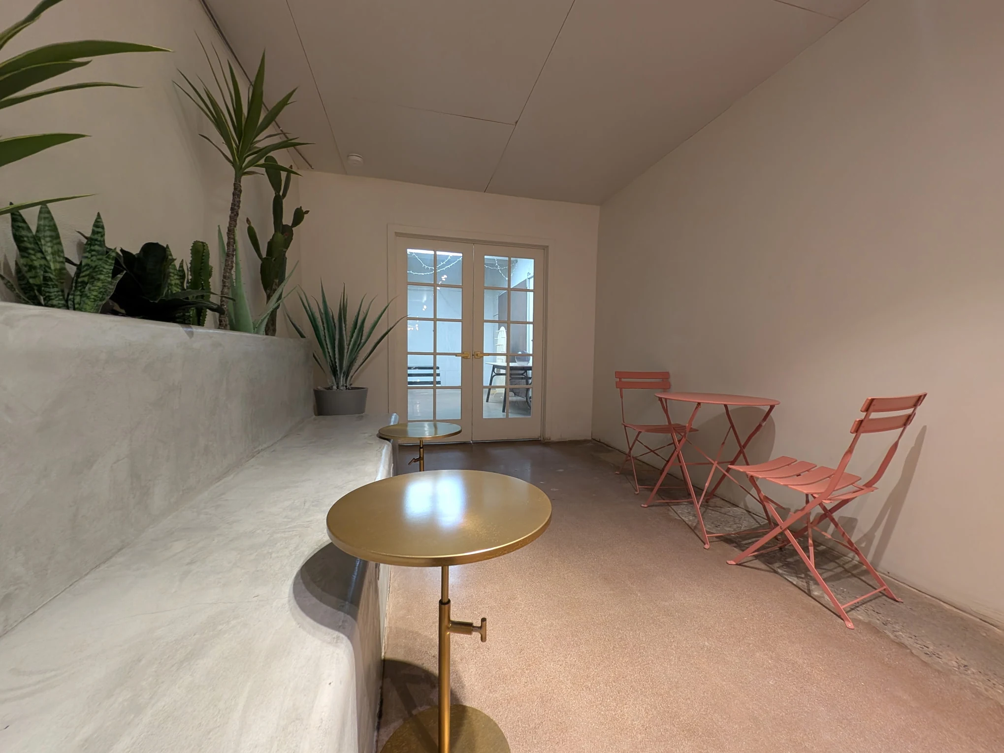 Yumis Coffee in Phoenix, AZ. Image showing the Waiting Area for customers