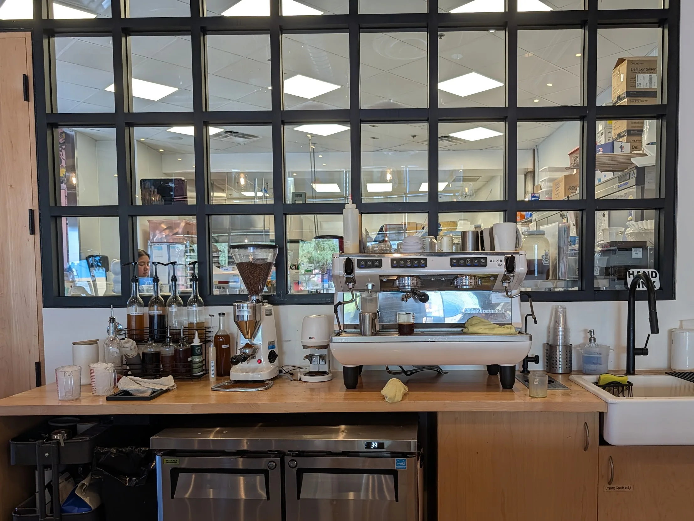A Flourshop Nouva Simonali Espresso Machine