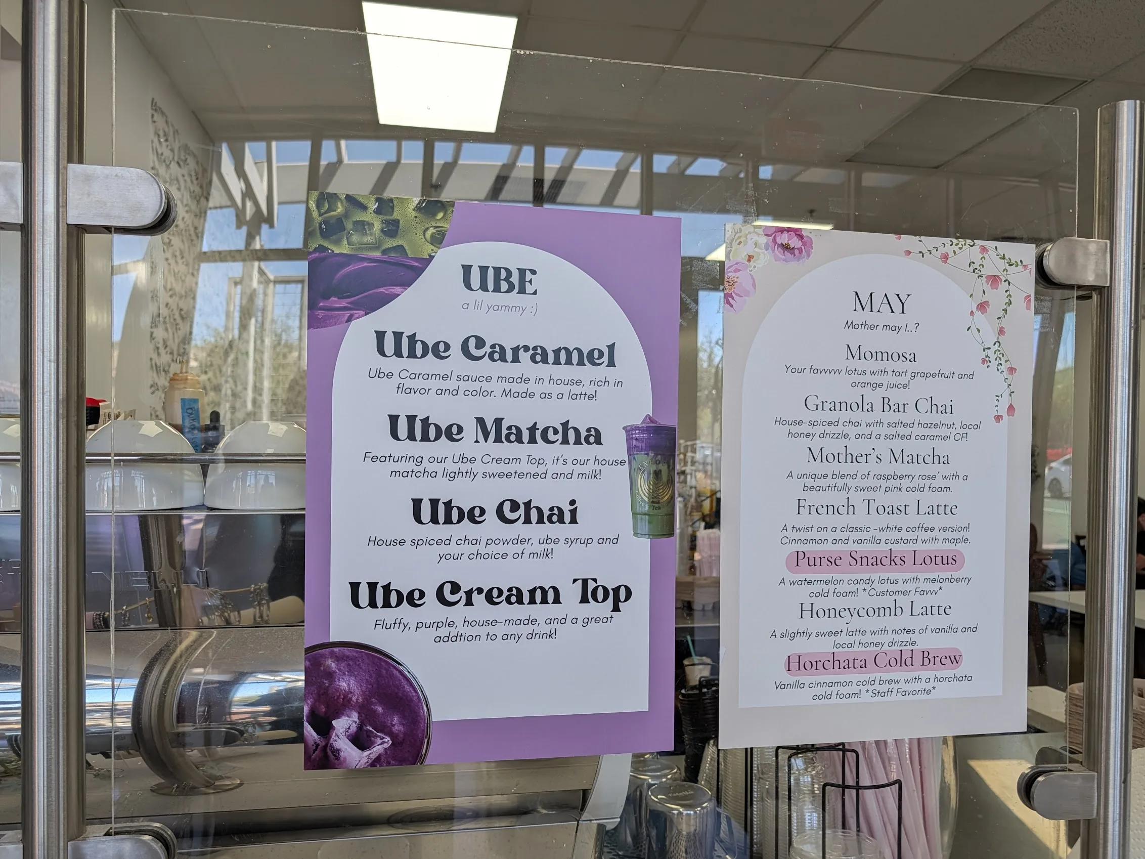 Enroute Coffee Seasonal Menu