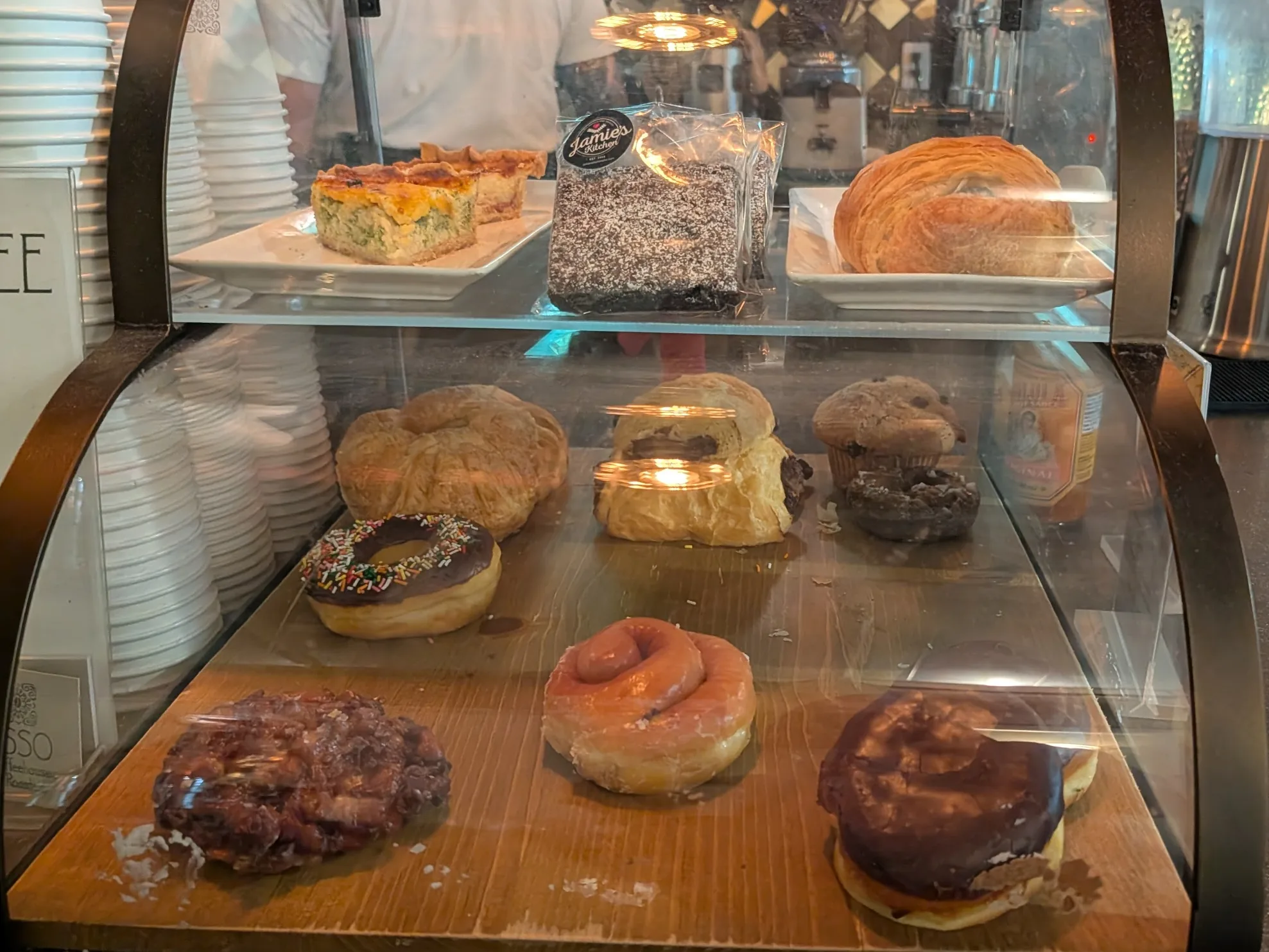 Esso Coffee Pastry Case