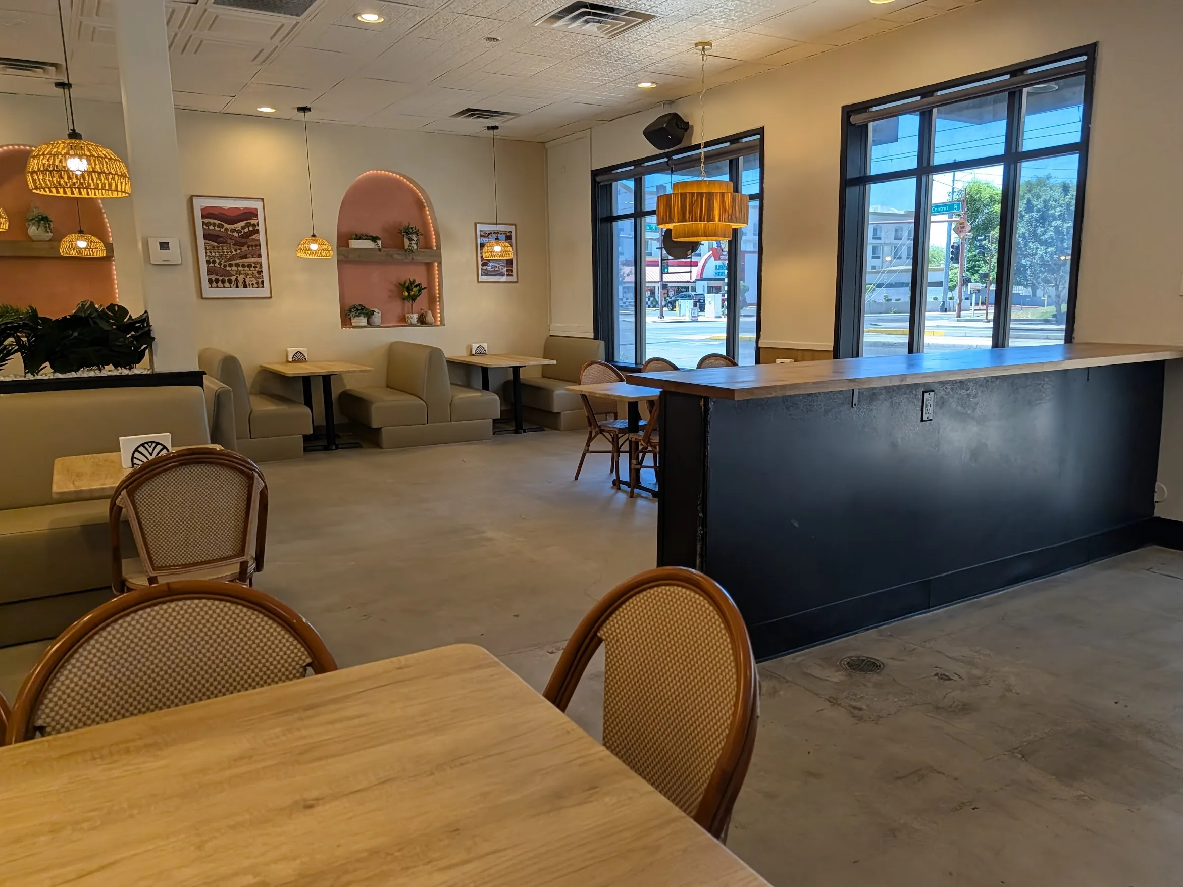More indoor seating areas inside Princess Pita and Medjool Cafe in Phoenix, AZ