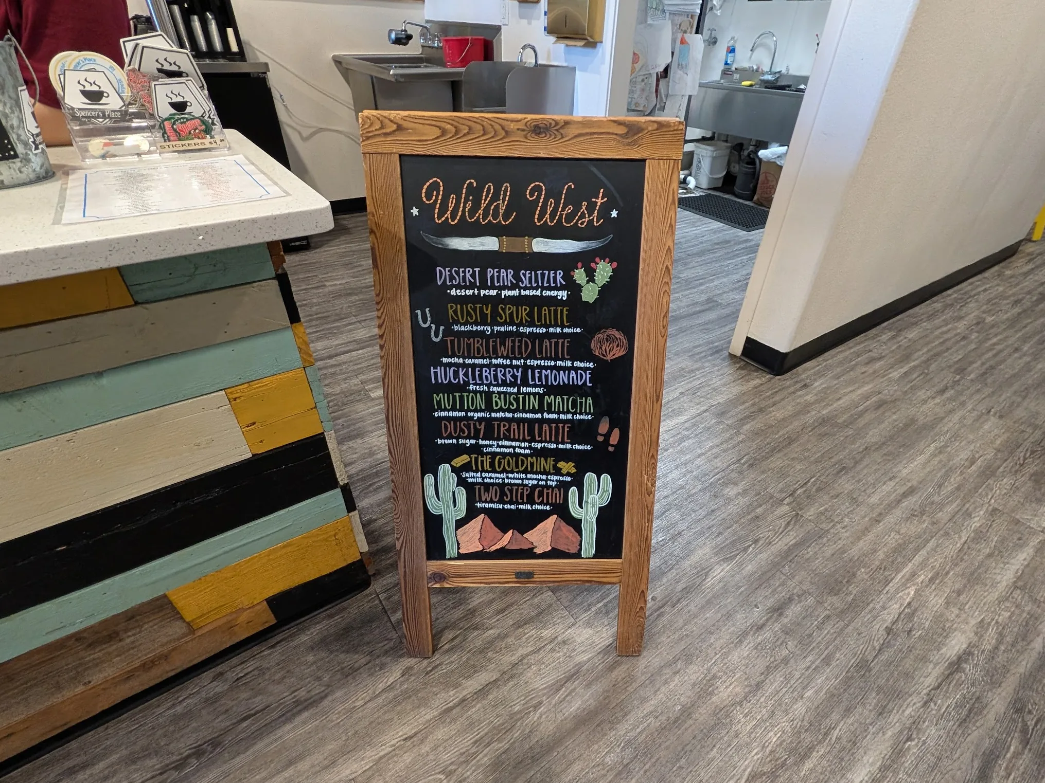 Spencers Place in Surprise, AZ Image showing Seasonal Menu
