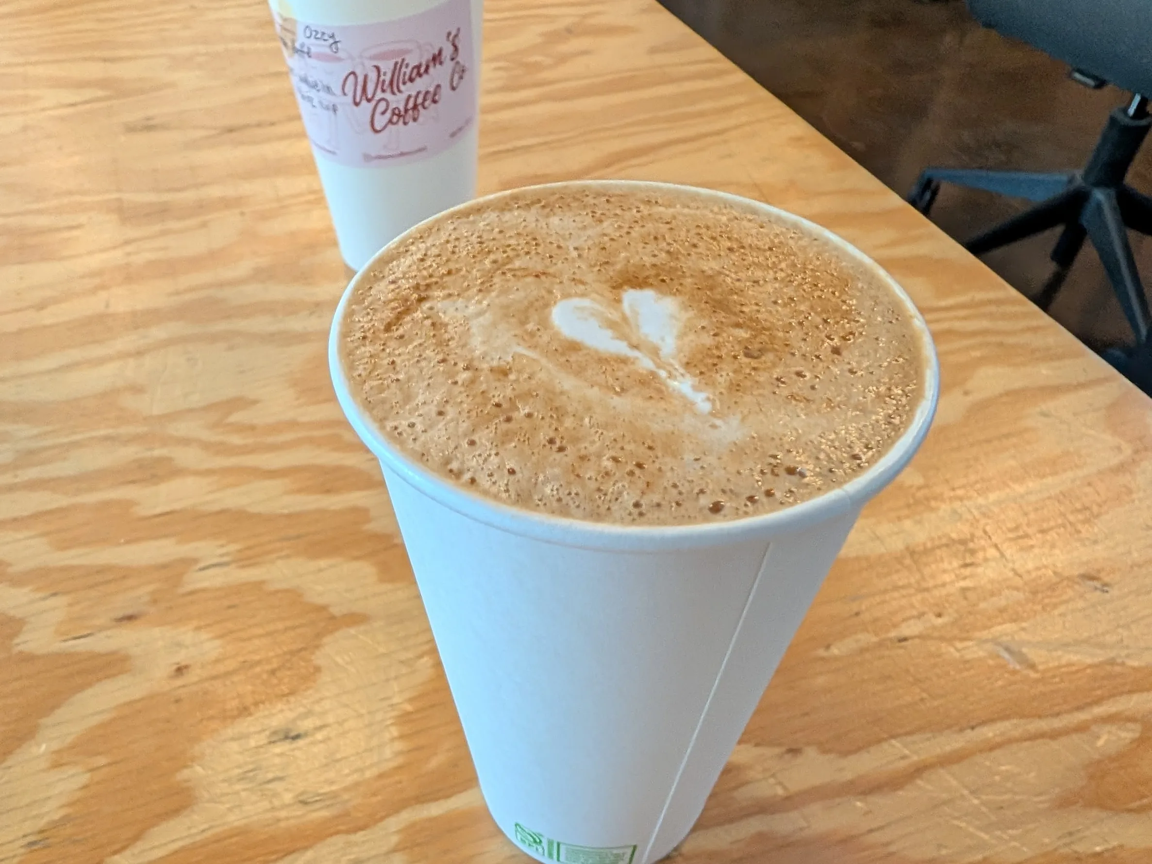 William's Coffee Co Latte