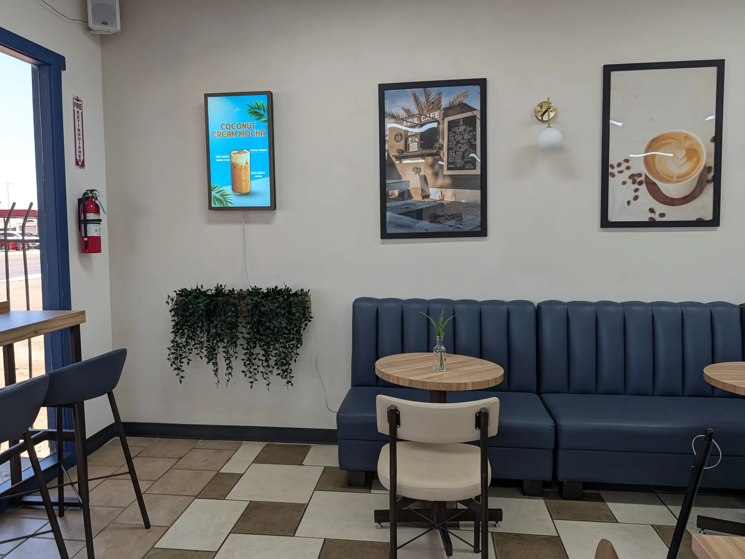 Azul Cafe in Yuma, AZ Interior Looking to the side