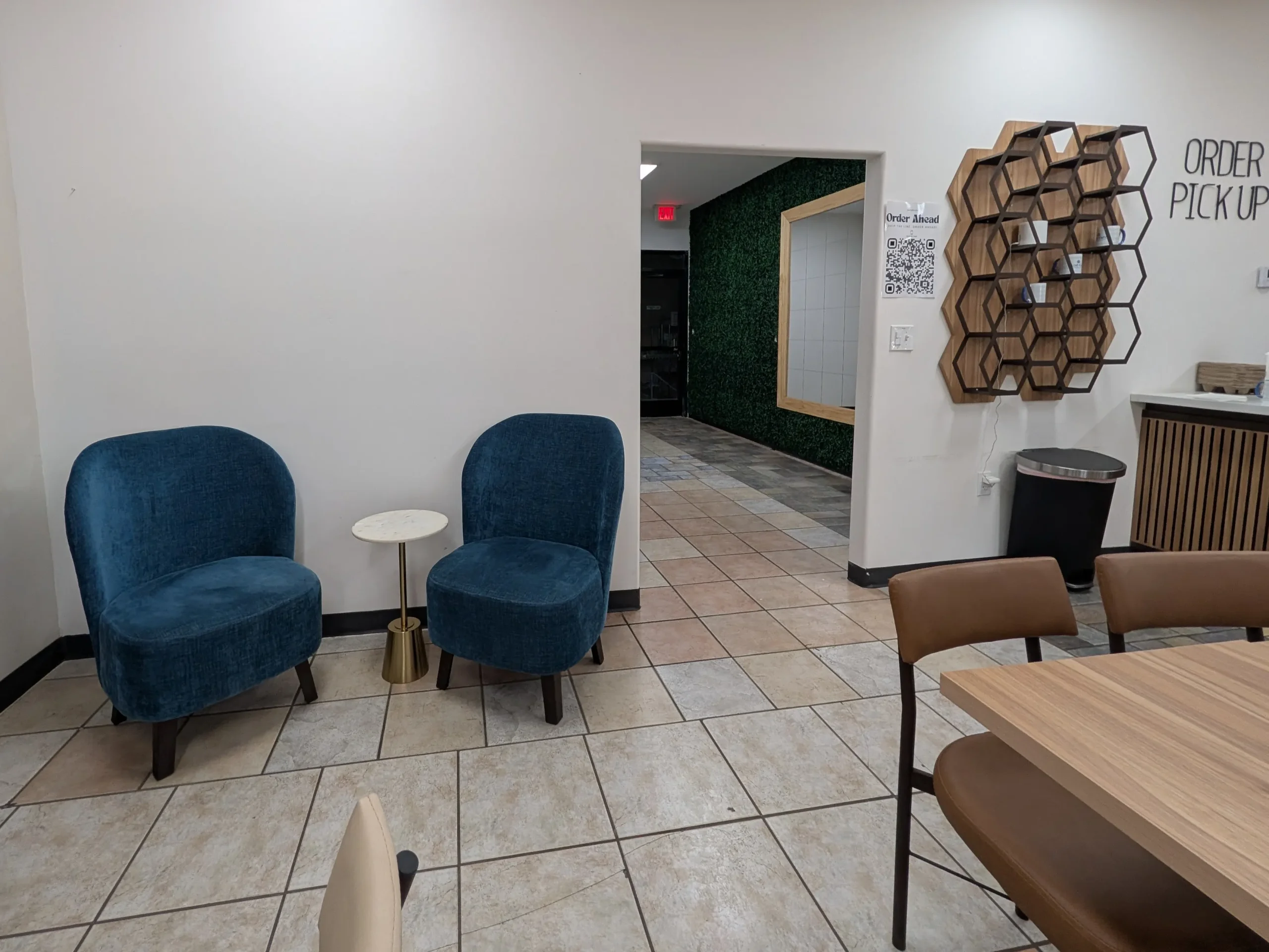 Azul Cafe in Yuma. Indoor Seating looking back