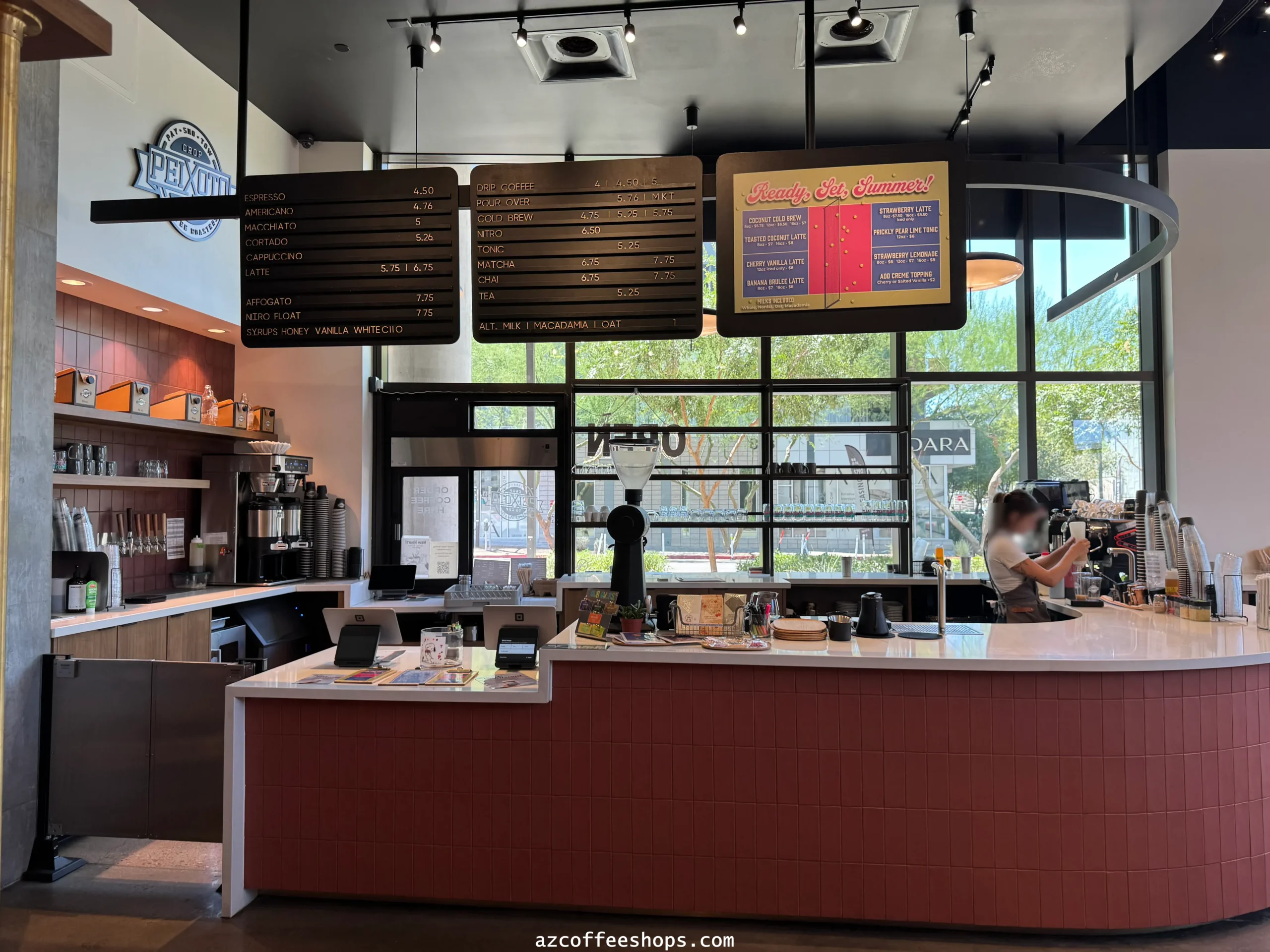 Peixoto Phoenix downtown coffee ordering bar