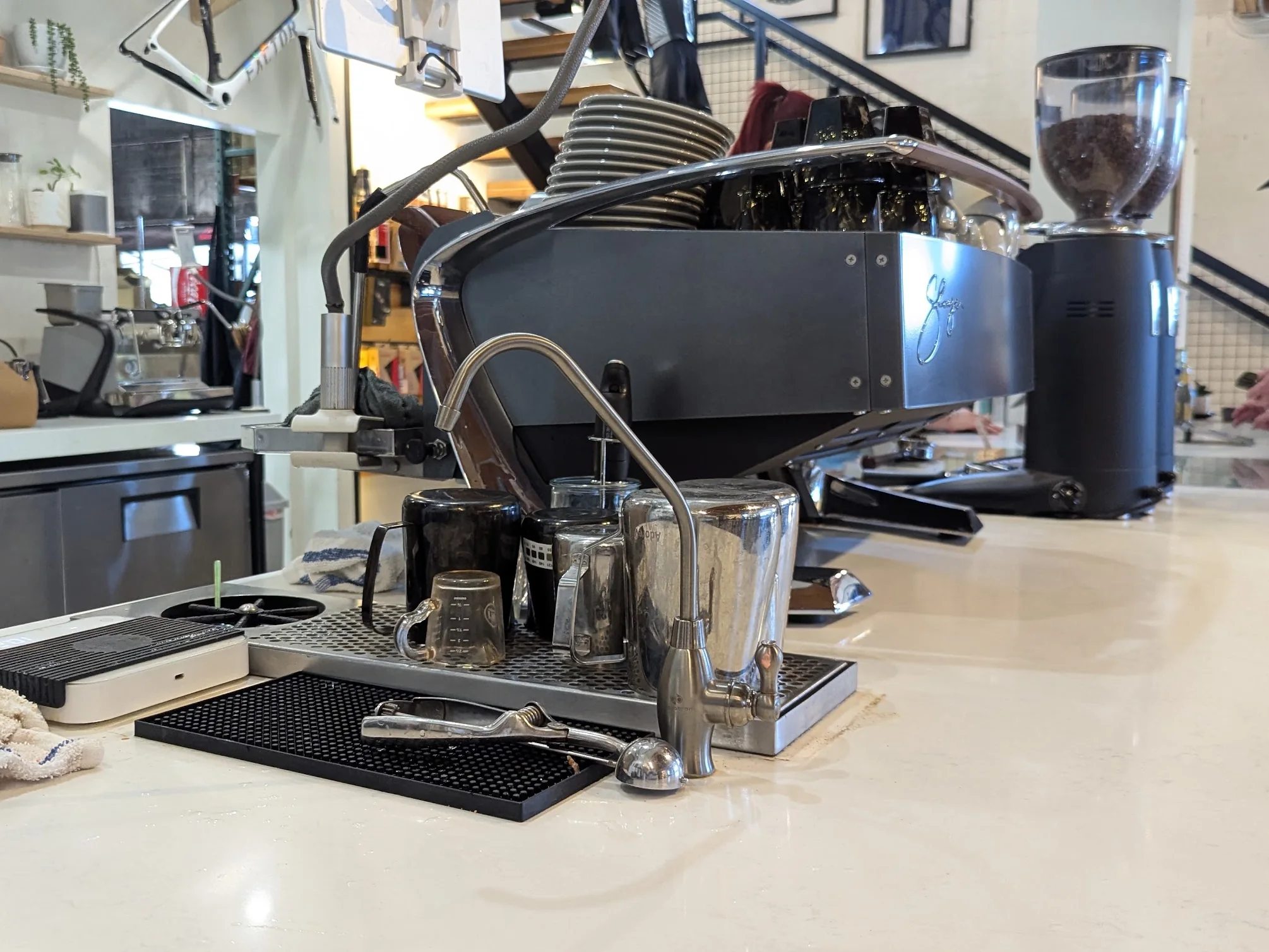 The Cafe at Regroup in Tempe, AZ. Image showing the Espresso bar