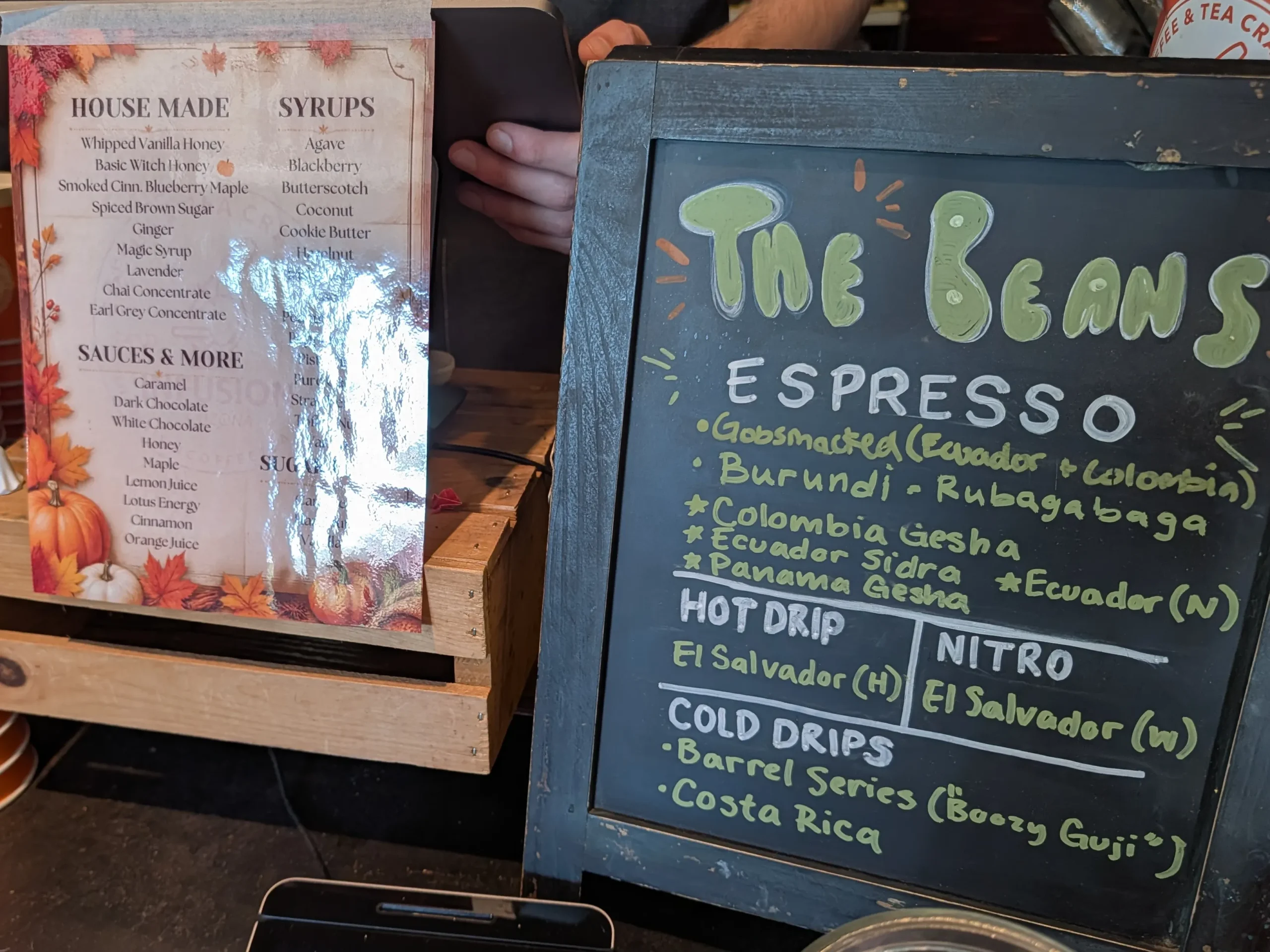 Espresso Options