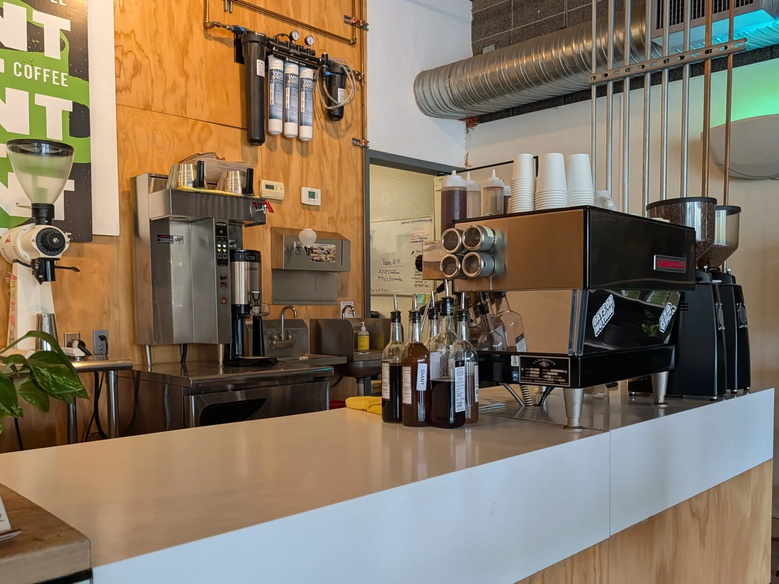Giant Coffee Barista Bar