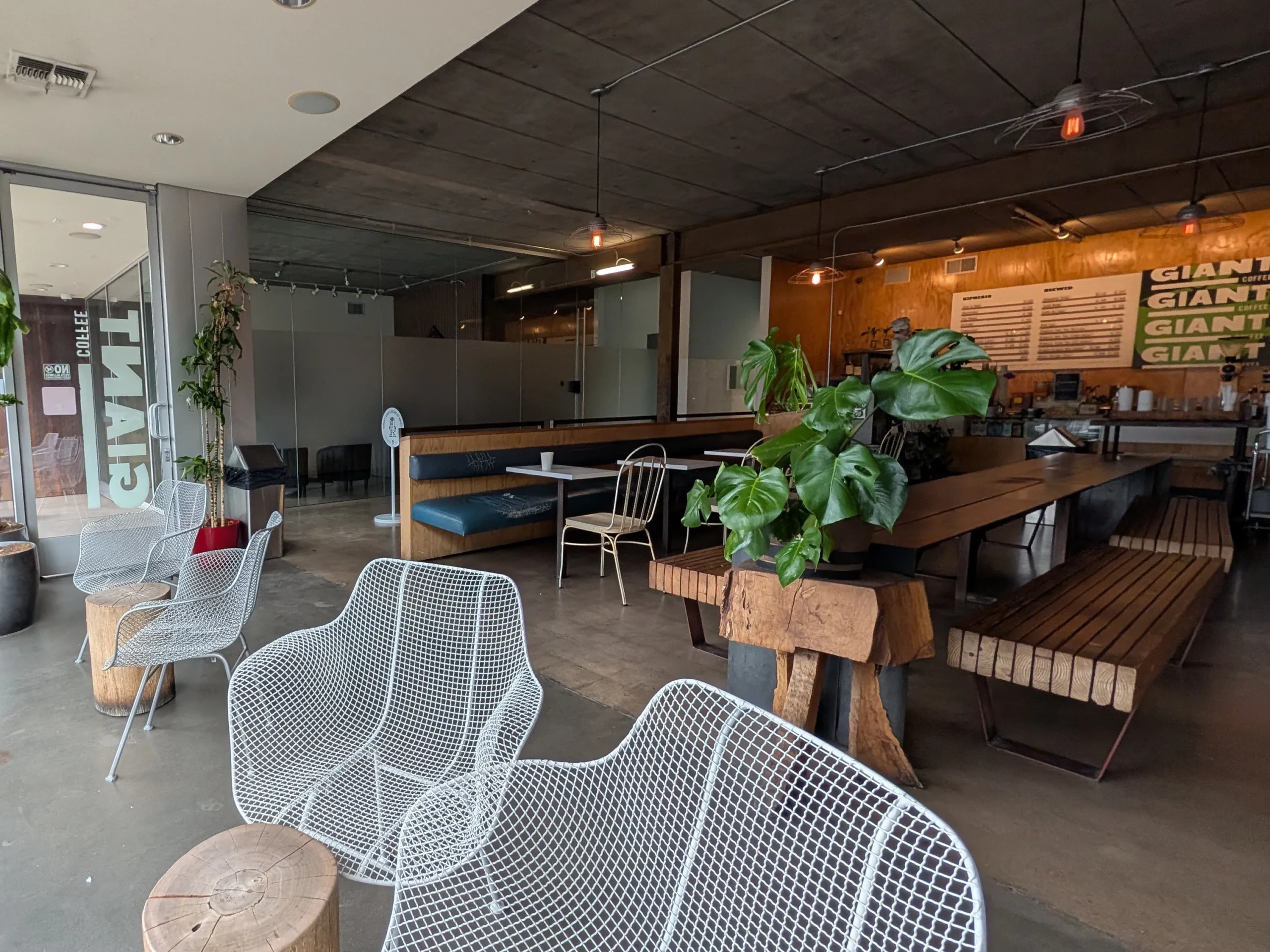 Giant Coffee Indoor Seating