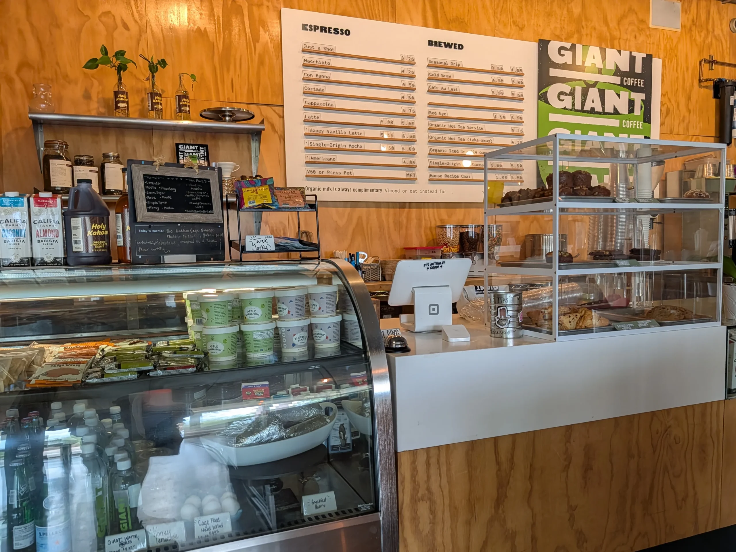 Giant Coffee Service Counter